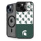 Michigan State University Spartans MSU Split iPhone 15 Kickstand Case